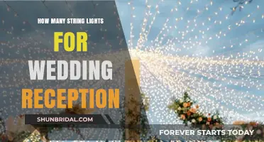 String Lights for a Magical Wedding Reception