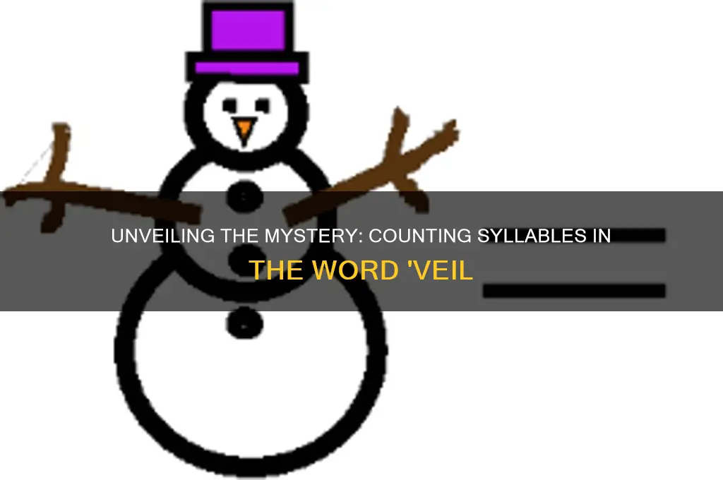 how many syllables are in veil