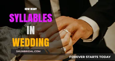 Unraveling the Syllable Count in the Word 'Wedding': A Quick Guide