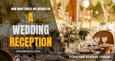 Planning Your Wedding Reception: How Many Tables?