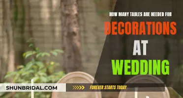 Decorating a Wedding: Table Numbers and Styling Ideas