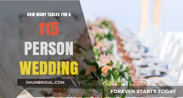 Perfect Wedding Seating: Table Arrangements for 115 Guests Explained