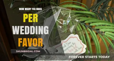 Perfect Wedding Favor: Tea Bag Count Guide for Guests