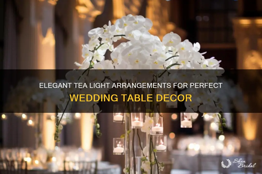 how many tea lights on a wedding table
