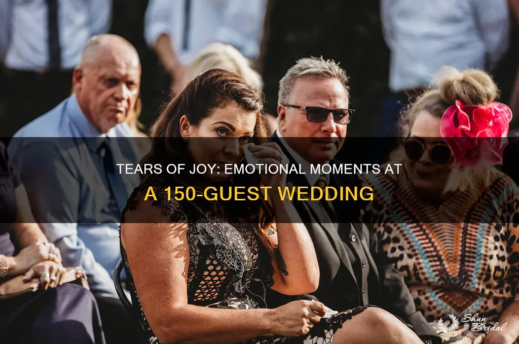 how many tears show a wedding with 150 people have