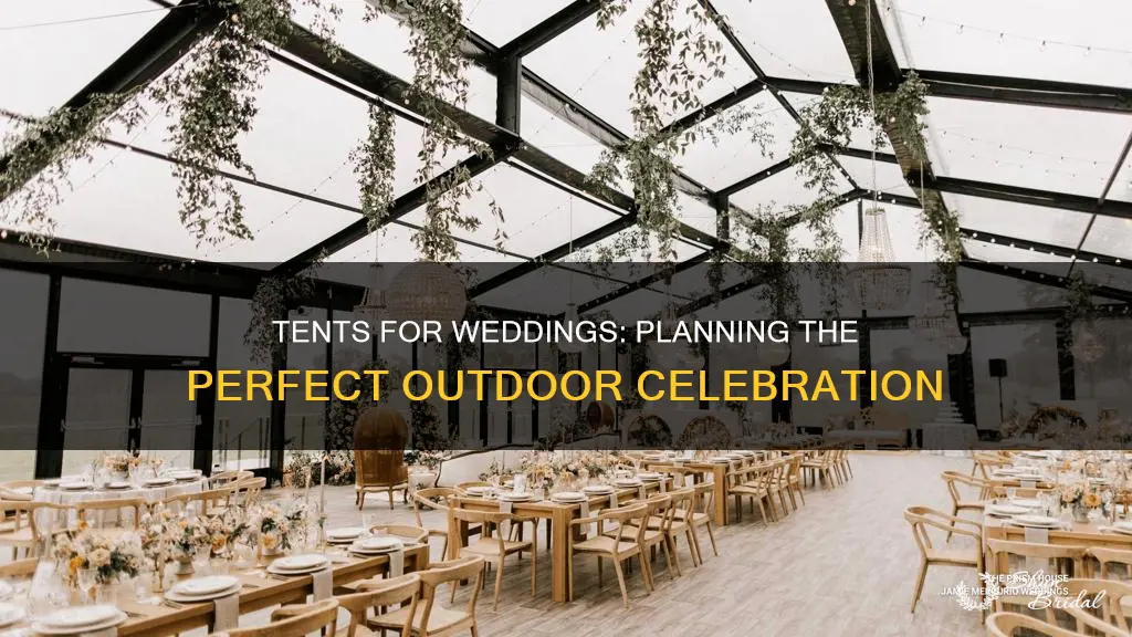 how many tents do you need for weddings