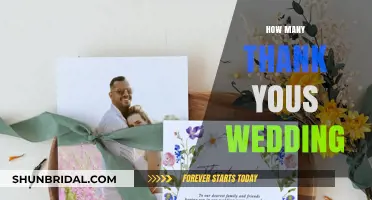 How Many Thank You Notes to Write After Your Wedding