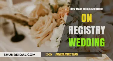 Creating a Wedding Registry: The Perfect Number of Gifts