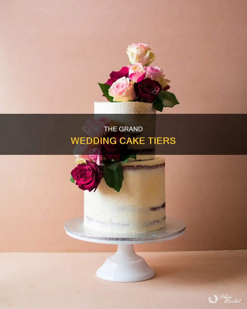 how many tiers will the wedding cake be