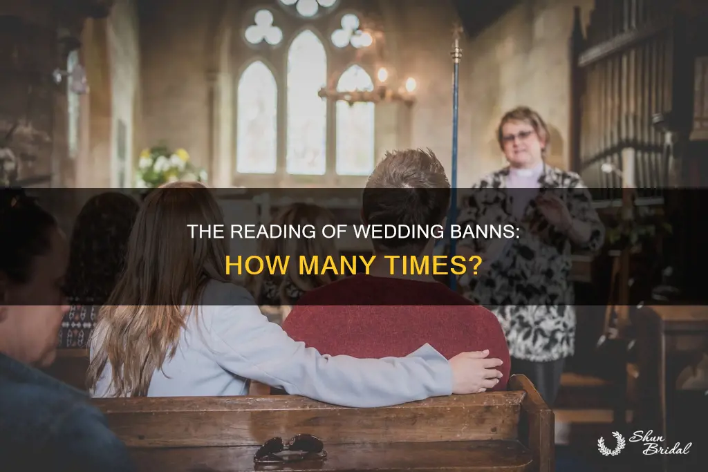 how many times are wedding banns read