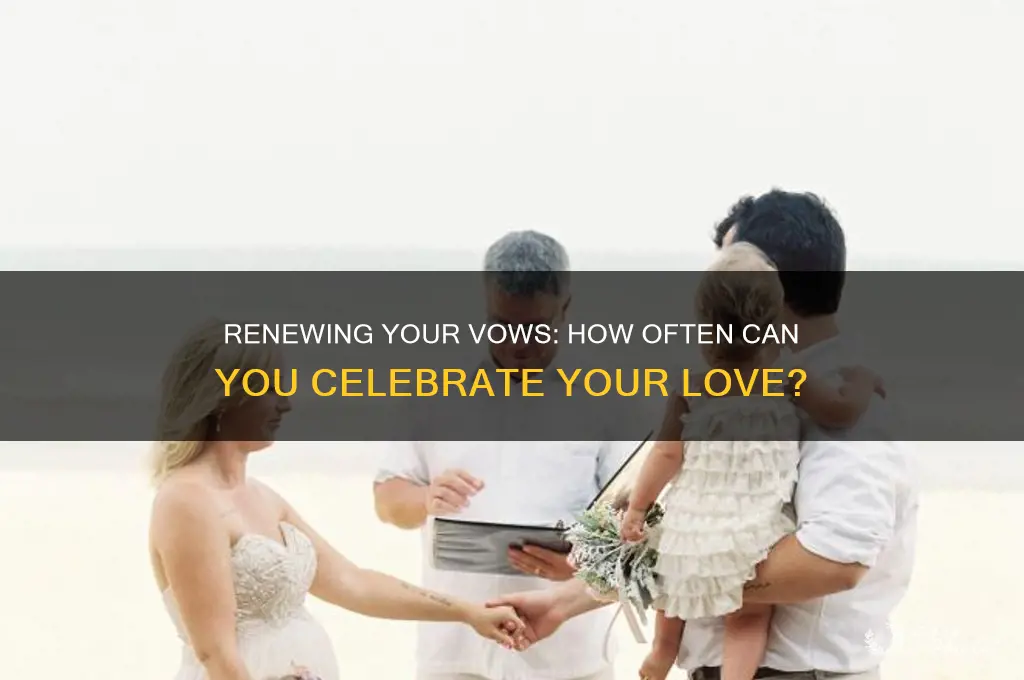 how many times can you renew your vows
