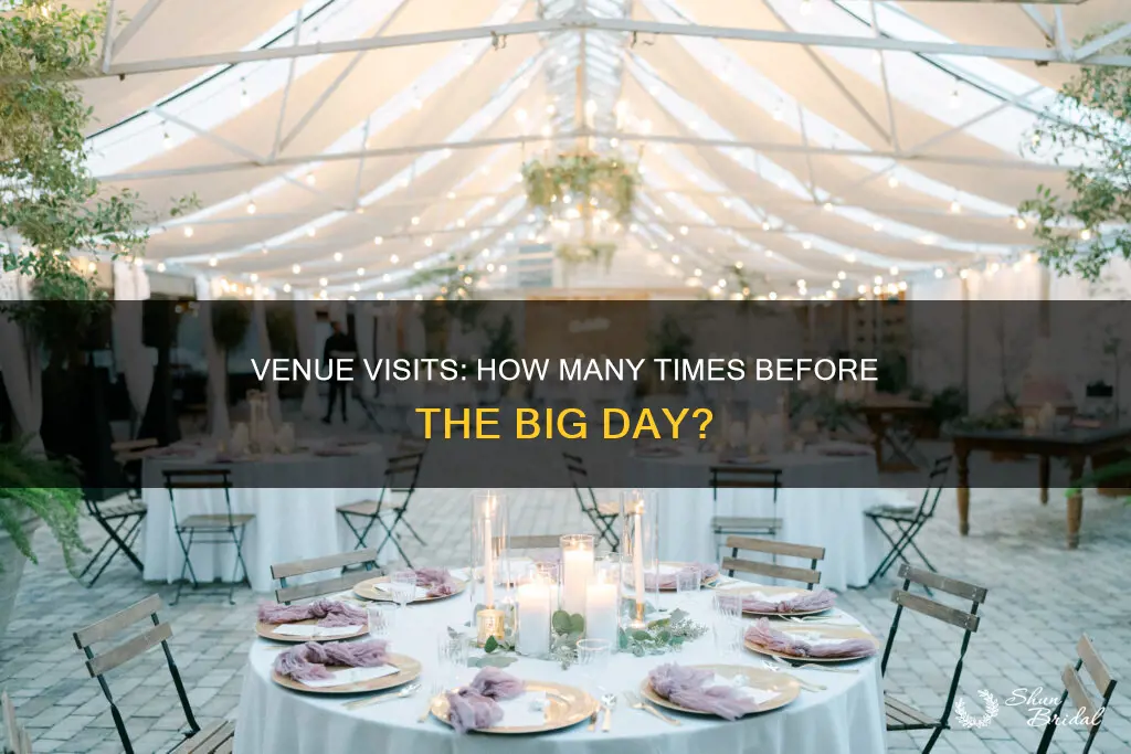 how many times did you see your wedding venue