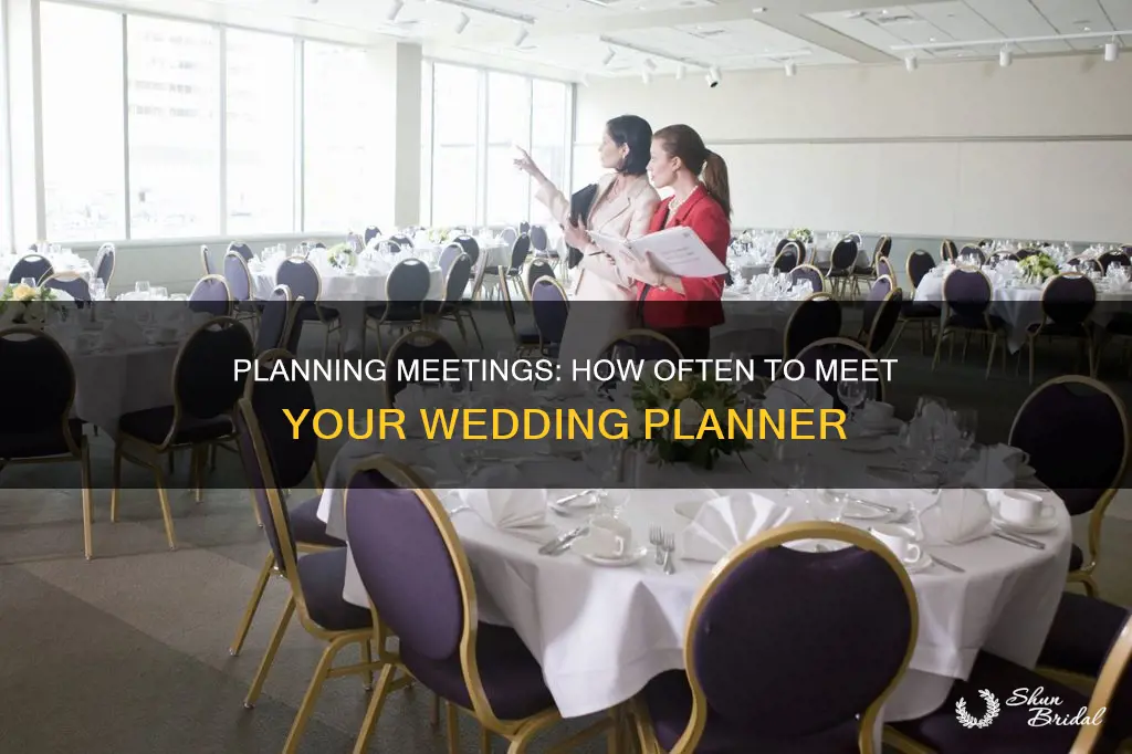 how many times do you meet with your wedding planner