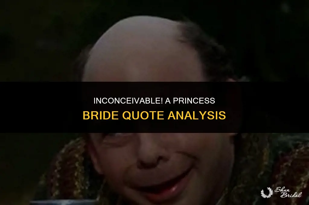 how many times is inconceivable said in the princess bride