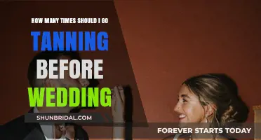 Perfect Wedding Glow: Optimal Tanning Frequency Before Your Big Day