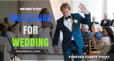 Perfect Wedding Harmony: Ideal Number to Play Hallelujah at Ceremonies