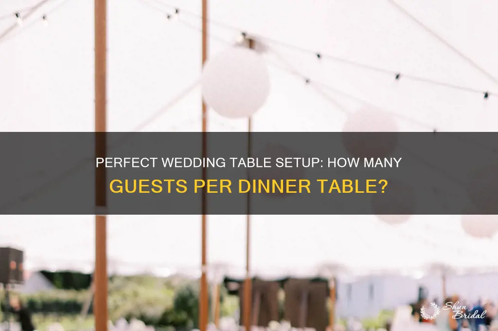 how many to seat at wedding dinner table