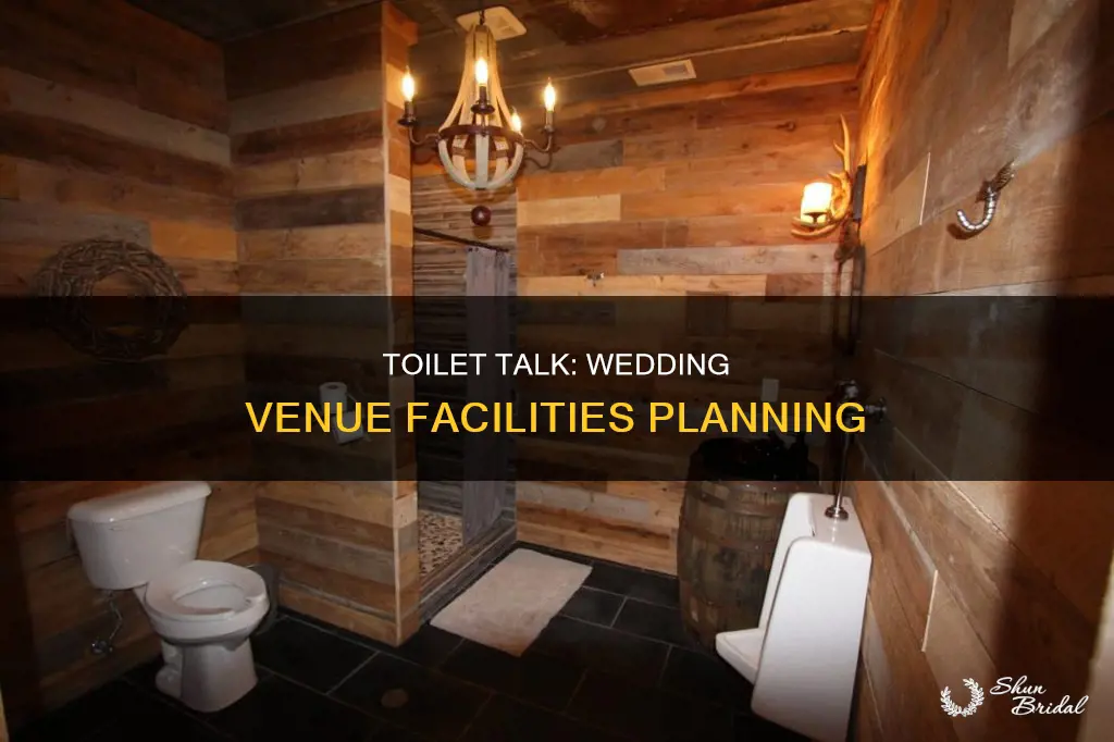 how many toilets for a wedding venue