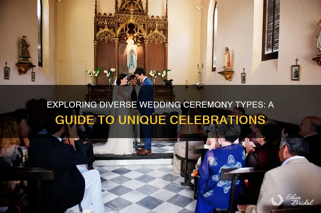 how many type of wedding ceremony