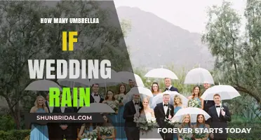 Rainy Wedding Day Essentials: How Many Umbrellas Do You Need?