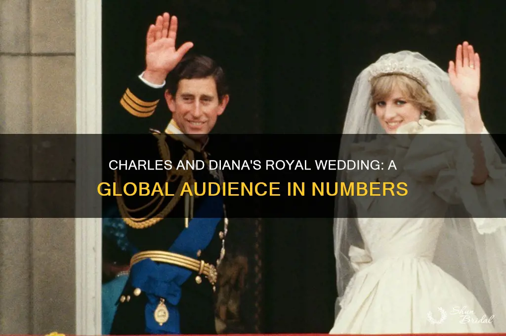 how many viewers charles and diana wedding