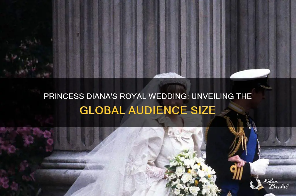 how many viewers for princess diana wedding