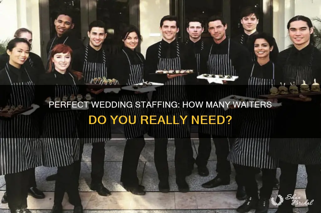 how many wait staff for wedding