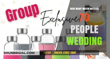 Hydrating Your Wedding: Water Bottle Needs for 70 Guests