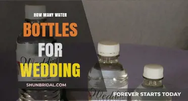 Hydrating Your Wedding: Calculating the Perfect Water Bottle Quantity
