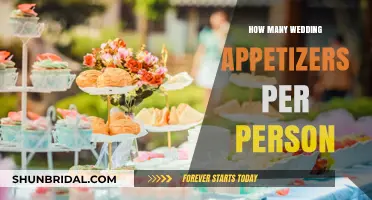 Perfect Wedding Appetizer Portions: How Many Per Guest to Serve?