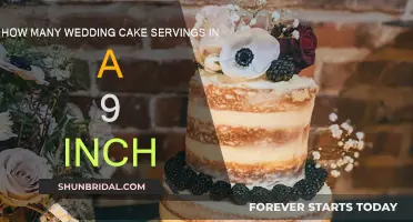 9-Inch Wedding Cake: How Many Servings?