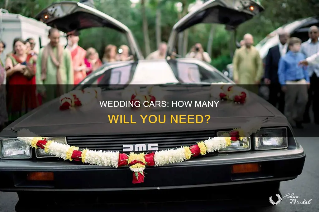 how many wedding cars will I need