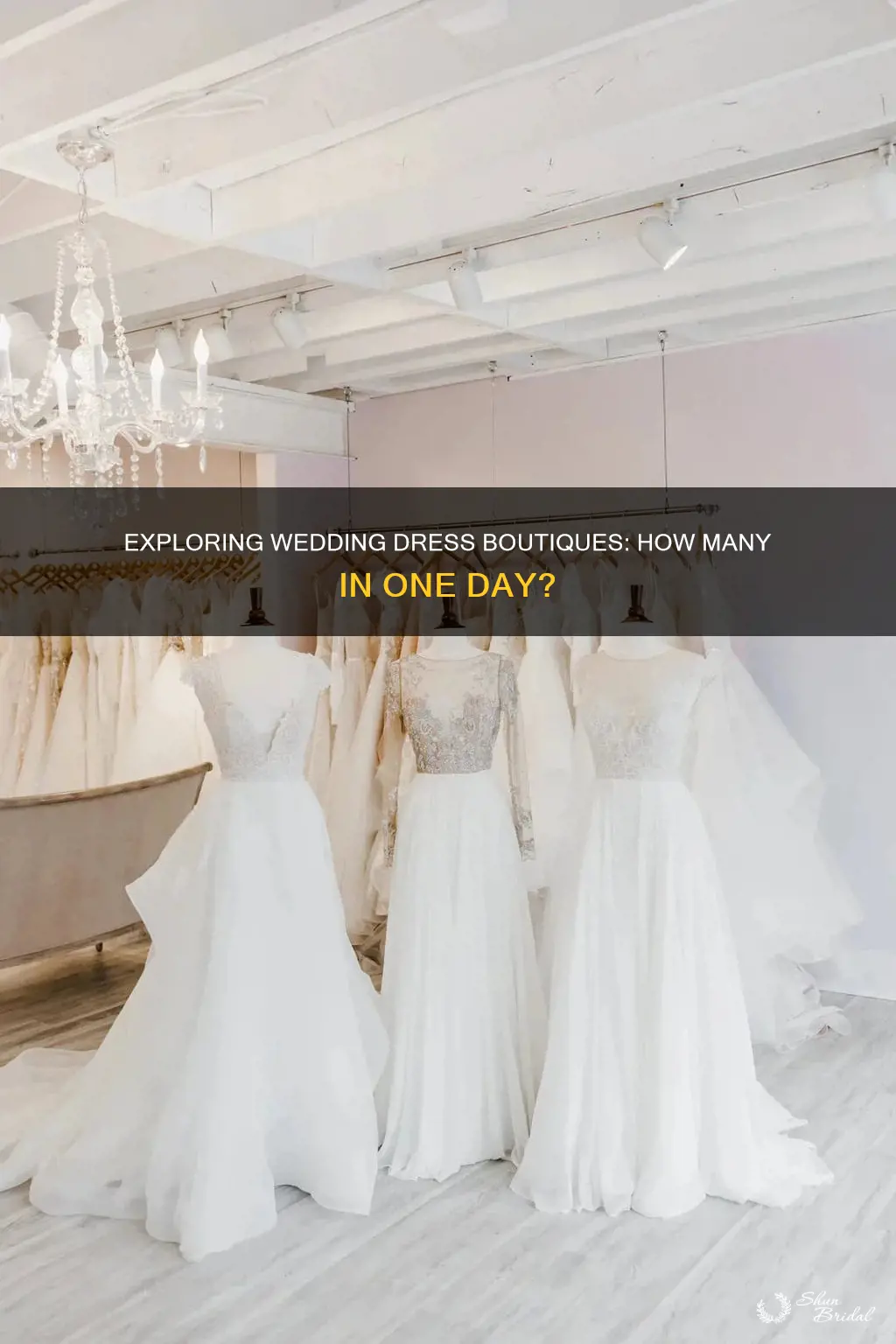 how many wedding dress boutiques in 1 day