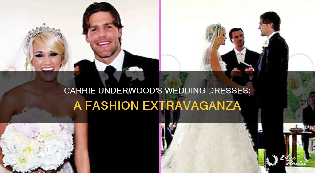 how many wedding dresses does carrie underwood have