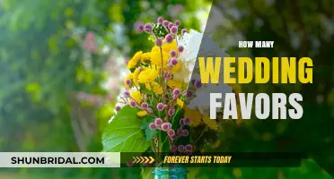 Choosing the Perfect Number of Wedding Favors for Your Guests