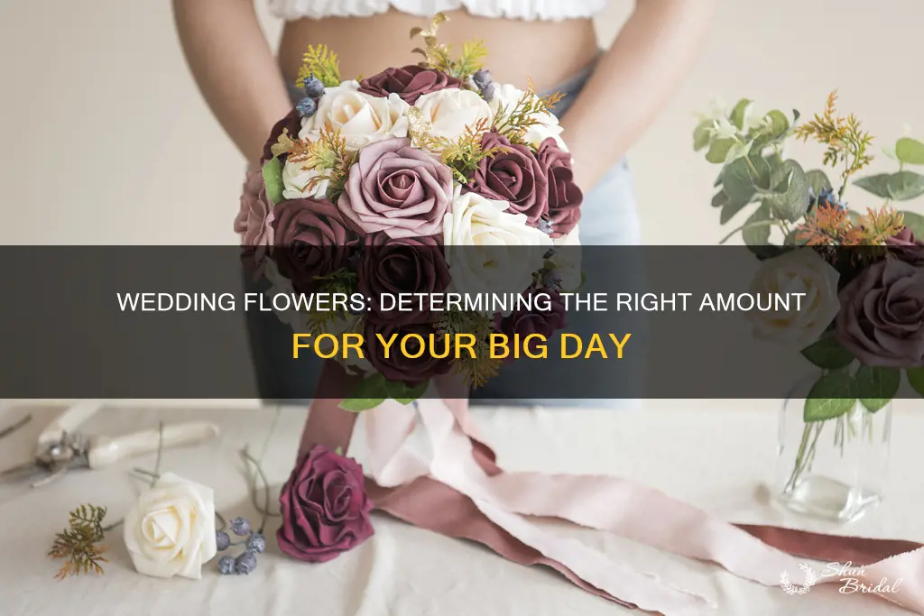 how many wedding flowers do I need