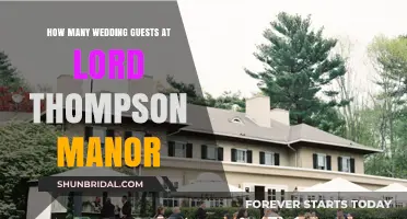 Lord Thompson Manor Wedding: Ideal Guest Count for Your Big Day