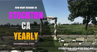 Annual Wedding Count in Stockton, CA: Trends and Insights