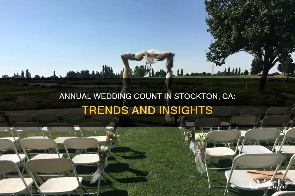 how many wedding in stockton ca yearly