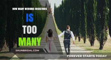 Creating Multiple Wedding Registries: How Many is Excessive?