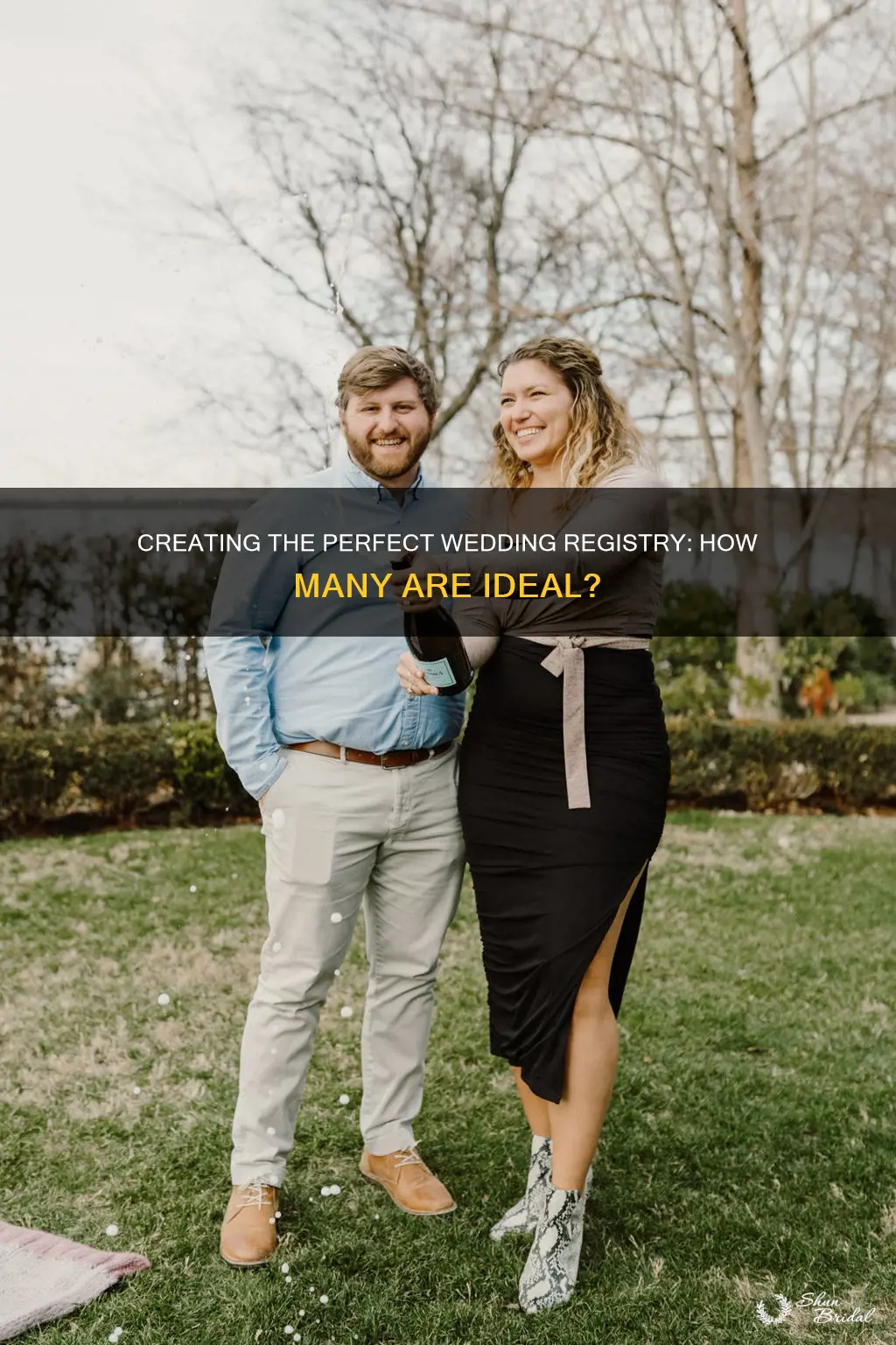 how many wedding registry should you have