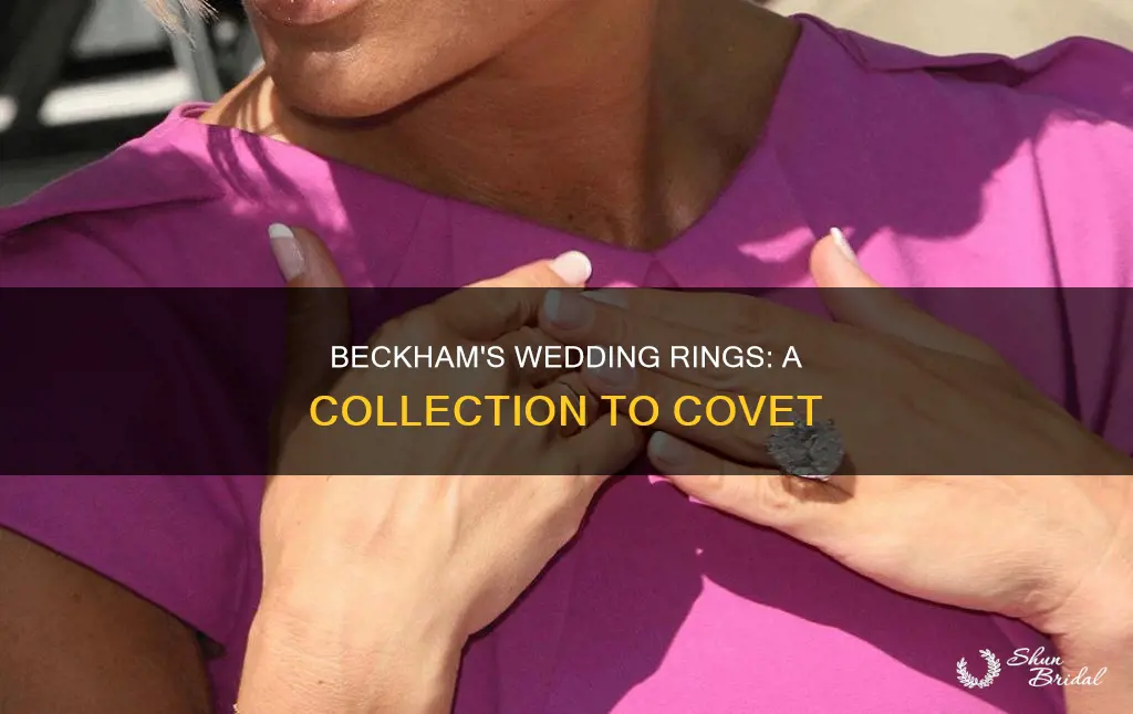 how many wedding rings does victoria beckham have