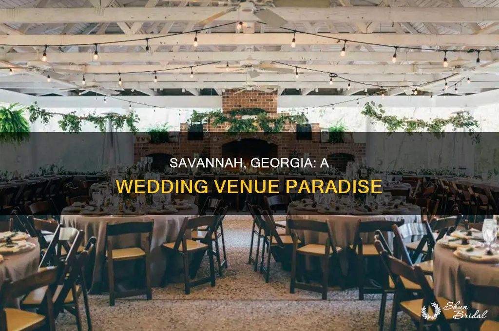 how many wedding venues are in savannah georgia