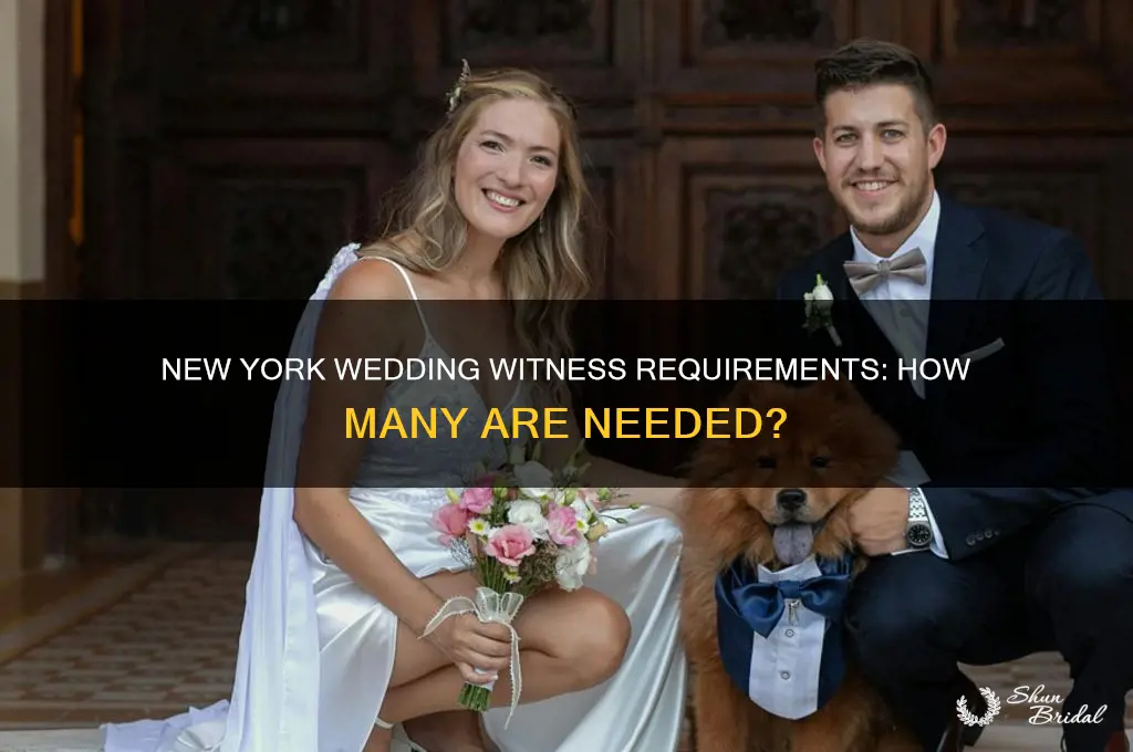 how many wedding witnesses new york