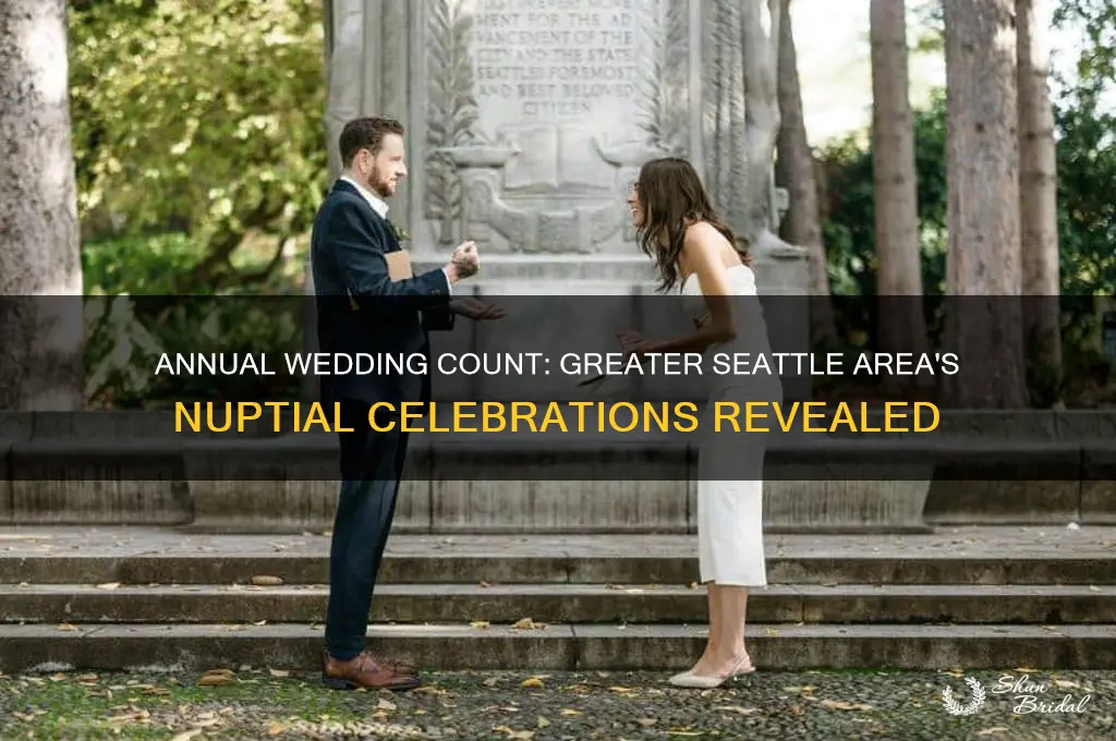 how many weddings a year in greater seattle area
