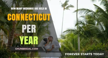 Connecticut's Annual Wedding Count: A Surprising Number of Nuptials