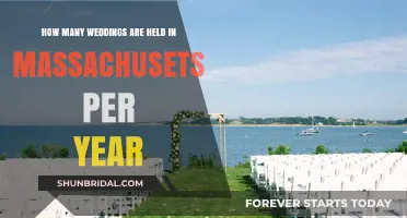 Annual Wedding Celebrations: Massachusetts' Yearly Marriage Statistics Revealed