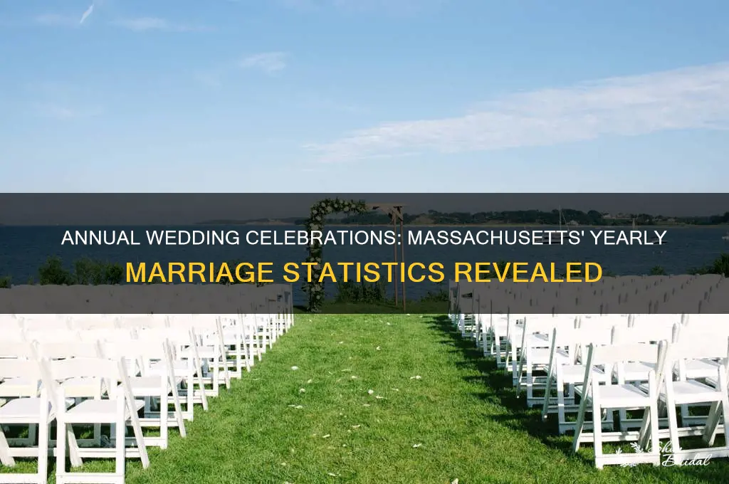 how many weddings are held in massachusets per year