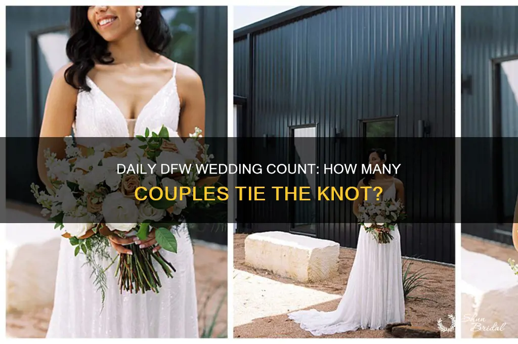 how many weddings are in the dfw area every day