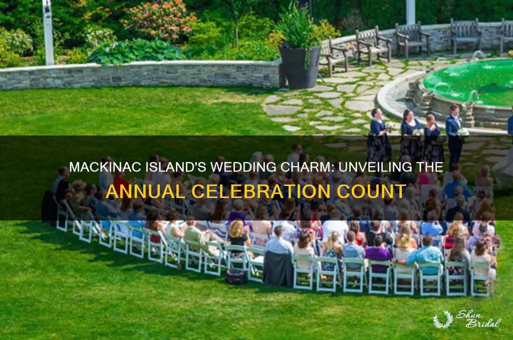 how many weddings are on mackinaw island